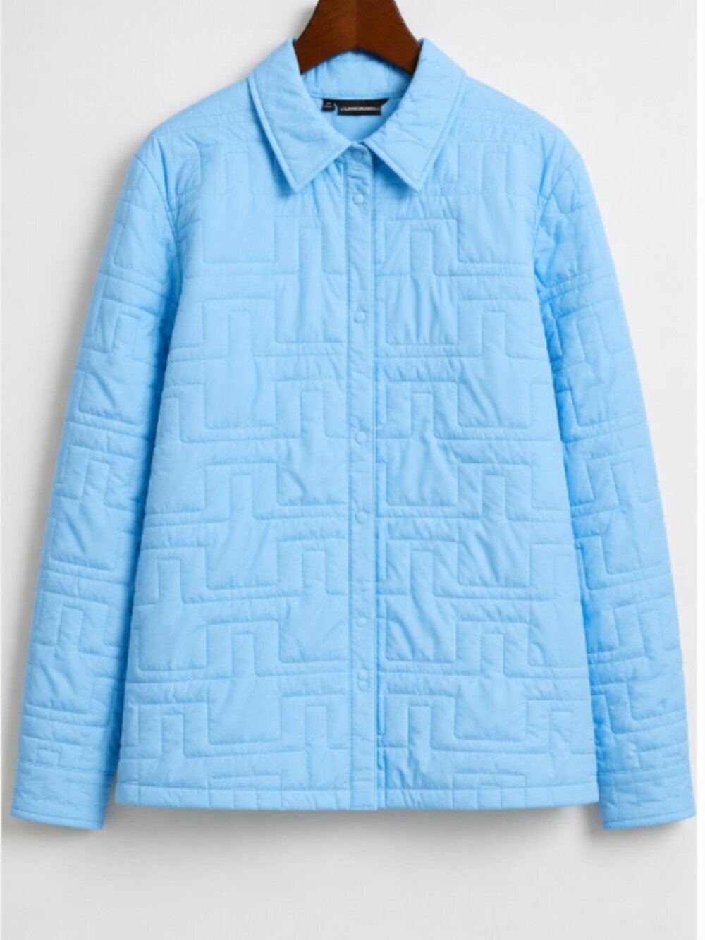 J.Lindeberg Rose Padded Shirt Jacket Blue Medium NWT